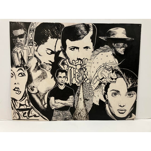 “Brooklyn On My Mind” is an original pen & ink drawing It is signed Evan Skladany Evan lived in Brooklyn for some time...