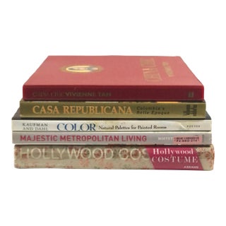 Curated Decorative Arts II Inspirated Books - Set of 5 For Sale