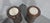 Brown Cylindrical Bedside Cabinets, 1920, Set of 2 For Sale - Image 8 of 9