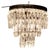Glass 3-Tier Waterfall Chandelier, 1930s For Sale - Image 7 of 7