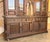Great quality late 19th century French Empire period bookcase. Having a moulded cornice above a pair of shaped glazed...