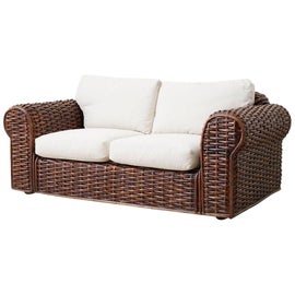 Vintage Used Reed Settees Chairish
