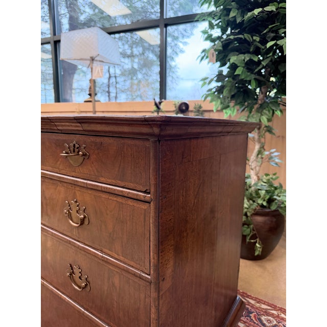 Antique English Georgian Two Over Three Chest For Sale - Image 4 of 10