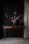 Coffee 19th Century Reclaimed Wood and Copper Console Table For Sale - Image 8 of 18