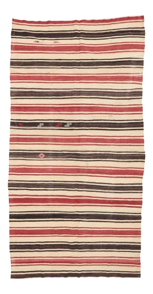 Striped Vintage Kilim Rug