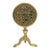Victorian Brass Flip-Top Games Table Miniature Trivet Circa 1880 For Sale
