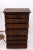 Antique 19th Century Solid Mahogany Chest on Chest Two Part Cabinet Tallboy For Sale - Image 12 of 13