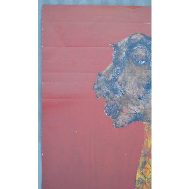 2002 Sabhan Adam Original Paris Galerie Commines Exhibition Poster For Sale - Image 6 of 8