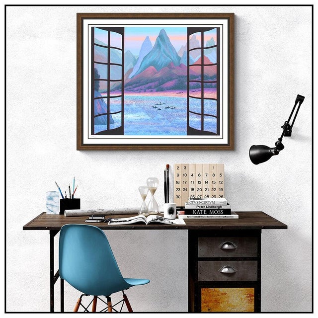 Message us to inquire about custom framing options! (Included for free with every purchase) The artwork here, "Mystic...