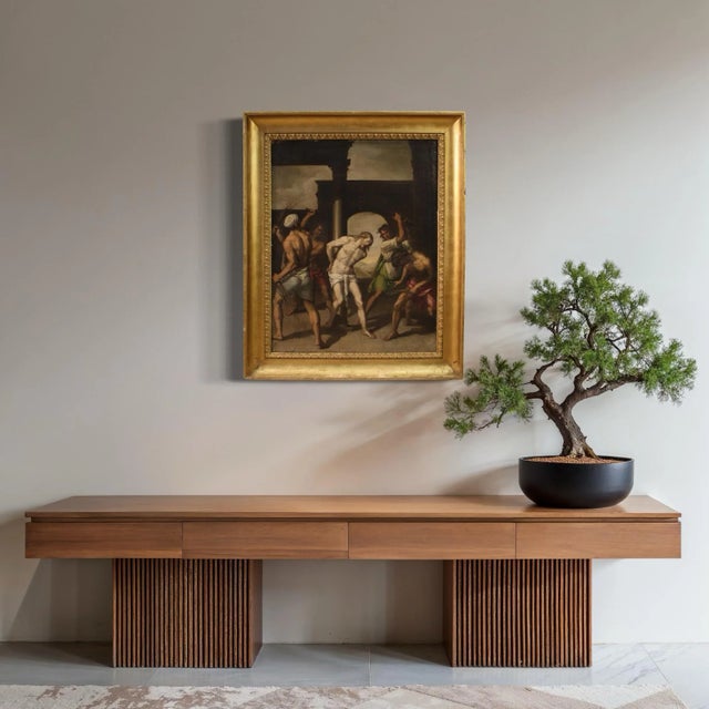 Italian Artist, Flagellation of Christ, 1630, Oil on Canvas, Framed For Sale - Image 13 of 16