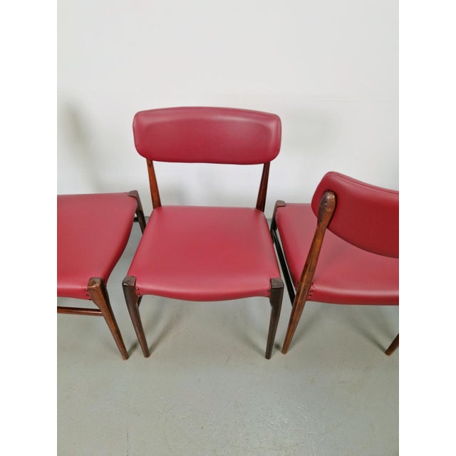 Vintage Dining Chairs from Topform, 1960s, Set of 4 For Sale - Image 11 of 12