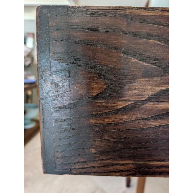 Authentic Late 18th-Century Period Federal Mahogany Bowfront Sideboard For Sale - Image 9 of 16