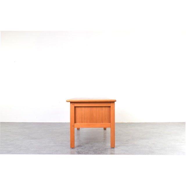 Wood Mid-Century Danish Teak Desk, 1970s For Sale - Image 7 of 18
