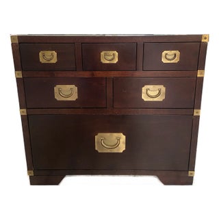 The Bombay Company Campaign Style Chest of Drawers For Sale