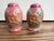 American Pair of 1950s Pink Salt and Pepper Shakers For Sale - Image 3 of 4