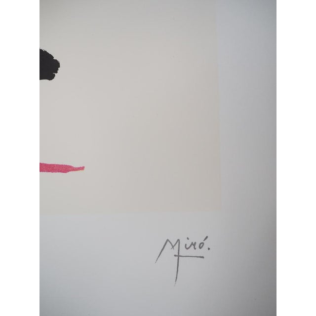 Joan Miro, Surrealist Loving Couple, Lithograph For Sale - Image 5 of 6