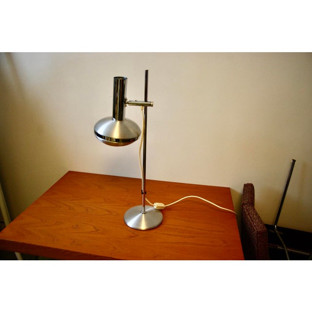 1970s Space Age Table Lamp from Hustadt Leuchten, Germany, 1970 For Sale - Image 5 of 9