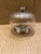 1990s Arte Italica Glass and Pewter Jar With Pewter Cover For Sale - Image 4 of 8