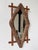 Antique Folk Art Rustic Wooden Mirror, 1900 For Sale - Image 9 of 18