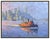 Message us to inquire about custom framing options! (Included for free with every purchase) The artwork here, "Boats in...