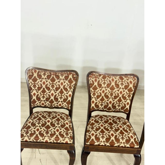 German Chippendale Chairs in Walnut, Set of 4 For Sale - Image 3 of 12