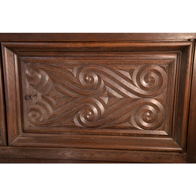 Large Oak Sideboard by André Le Picard, 1950s For Sale - Image 6 of 15