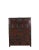 Two Part Dark Brown Antique Korean Cabinet Chest For Sale - Image 13 of 13