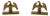 Pair of Virginia Metalcrafters Brass Federal Eagle Bookends For Sale