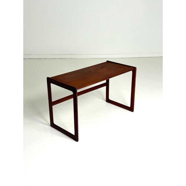 Teak Side Table by Arne Hovmand Olsen for Mogens Kold, 1960s For Sale - Image 3 of 10