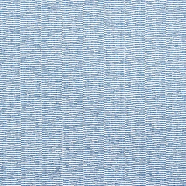 Schumacher Promenade Indoor & Outdoor Fabric in Marine For Sale