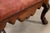 19th Century Queen Anne English Walnut Stool, 1870 For Sale - Image 3 of 15
