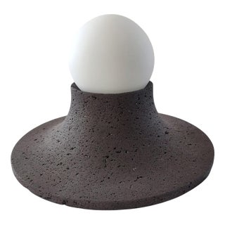 Basalte Natural Lava Stone Wall Lamp by Clemence Birot For Sale