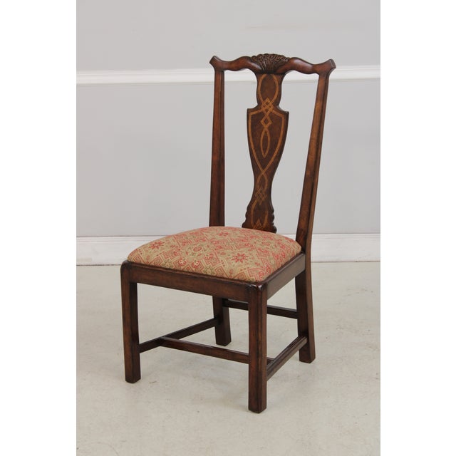 Set of 10 Jonathan Charles Mahogany Chippendale Style Dining Chairs For Sale In Philadelphia - Image 6 of 16