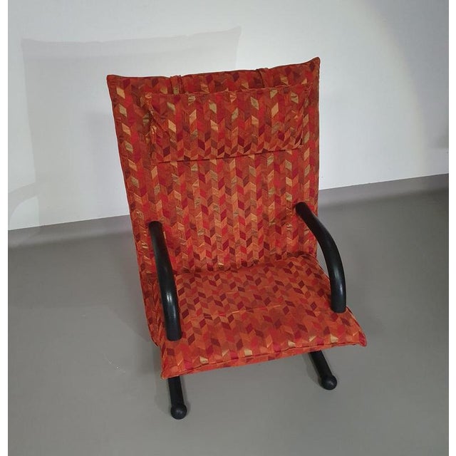 Brown Postmodern T-Line Armchairs by Burkhard Vogtherr, Set of 2 For Sale - Image 8 of 18