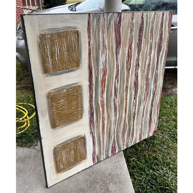 Contemporary Maylia G. Trahan - “I Am- Creator” Contemporary Style Framed Acrylic Painting on Canvas (Louisiana) (2015) For Sale - Image 3 of 15