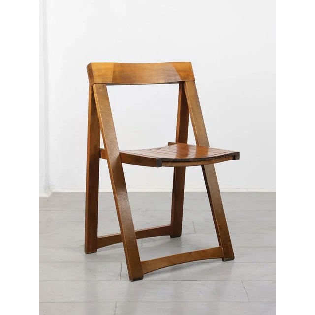 1960s Vintage Trieste Folding Chair by Aldo Jacober for Bazzani For Sale - Image 5 of 18
