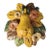 Antique Hubley Cast Iron Pear Floral Door Knocker Original Polychrome Paint C1920 For Sale