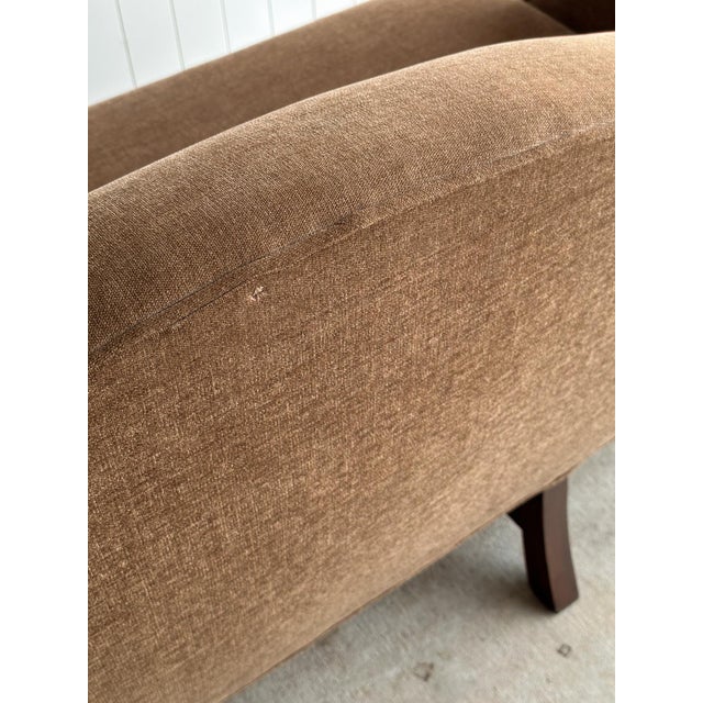 Vintage Chippendale-Style Camelback Sofa For Sale - Image 17 of 17