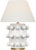 Transitional Kelly Wearstler by Visual Comfort Signature Linden Small 14" Cordless Table Lamp in Plaster White with Linen Shade For Sale - Image 3 of 3