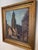 Blue 20th Century Oil on Board "The Daniel Tower" For Sale - Image 8 of 9