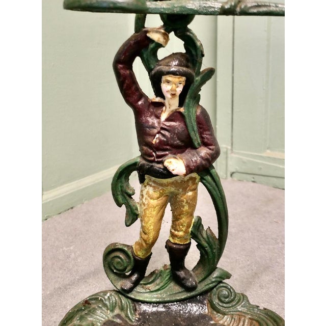 French Cast Iron Figural Umbrella Stand, 1960s For Sale - Image 3 of 7