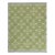 Rug & Kilim’s Scandinavian Style Custom Kilim in Green and Gray Lattice Pattern - 3x14 For Sale
