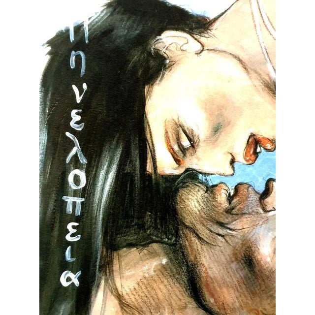 Early 21st Century Enki Bilal - The Kiss - Original Lithograph 2012 For Sale - Image 5 of 7