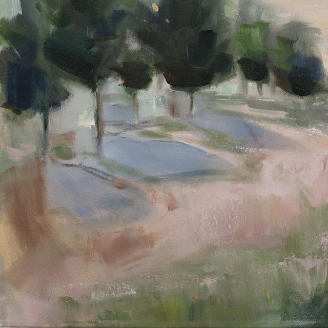 Following Dreams - Rural Landscape Mixed Media Painting on Canvas Original Artwork by Jodi Miller For Sale - Image 4 of 9