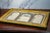 Monumental Antique French Catholic Christianity Tridentine Latin Mass Brass Framed Altar Card For Sale - Image 15 of 16