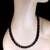 Ajd 19.5 Inch Black Jet 8 MM Rondel Necklace With Goldy Daisy Accents For Sale - Image 4 of 5