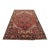 Heriz Rug 9'7'' X 12'5'' Red Wool Vintage Tribal Hand-Knotted Oriental Carpet For Sale