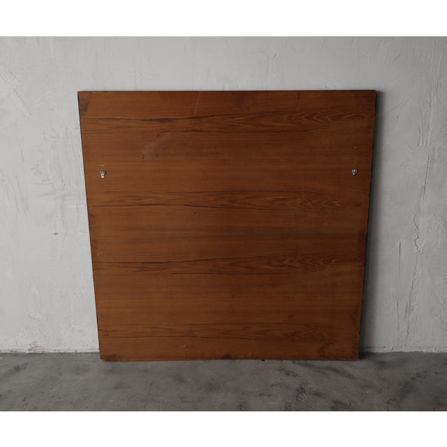 Brown Monumental Mid-Century Carved Op Art Relief Portrait, 1960s For Sale - Image 8 of 9
