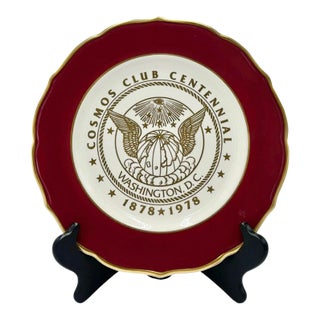 Vintage Cosmos Club Washington, d.c. Centennial Plate 1878–1978 For Sale
