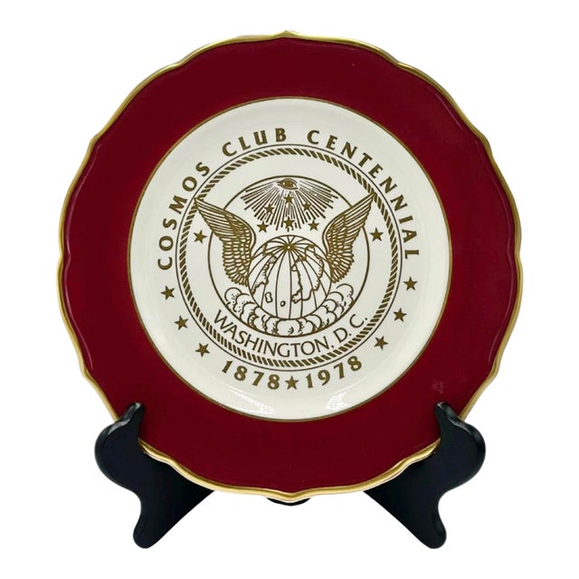 Vintage Cosmos Club Washington, d.c. Centennial Plate 1878–1978 For Sale